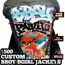 Custom Graffiti Jacket - 3 ELEMENTS