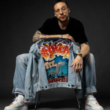 NAME JACKET "Your Name in Wild Style" Custom hand painted denim