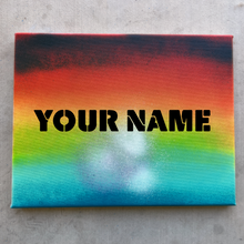Graffiti Canvas YOUR NAME 11 X 14