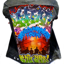NAME JACKET "Your Name in Wild Style" Custom hand painted denim