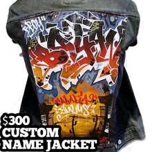 Custom Graffiti Jacket - 2 ELEMENTS