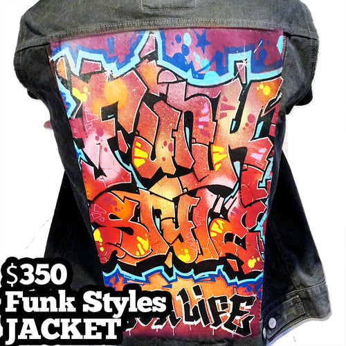 FUNK STYLE JACKET Big Funky Letters 