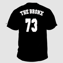 BRONX MAP Black Men's Oversized Drop-Shoulder Crewneck T-Shirt | Shaka Wear SHGDD shadow