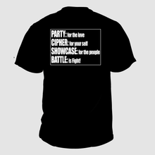 PARTY CIPHER Men's Oversized Drop-Shoulder Crewneck T-Shirt | Shaka Wear SHGDD shadow