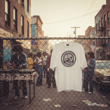 HIP HOP UNIVERSITY Men's Oversized Drop-Shoulder Crewneck T-Shirt | Shaka Wear SHGDD Black