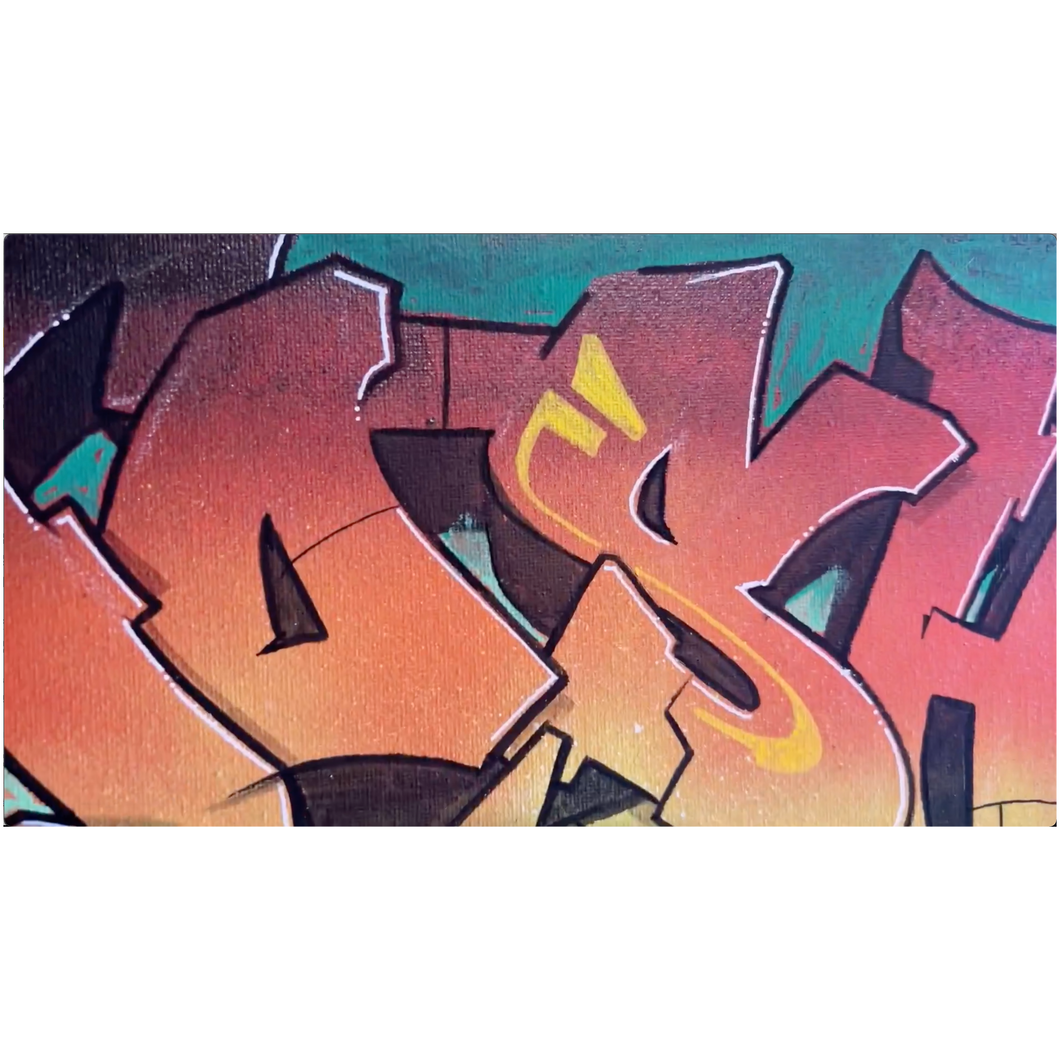Graffiti Canvas YOUR NAME 11 X 14