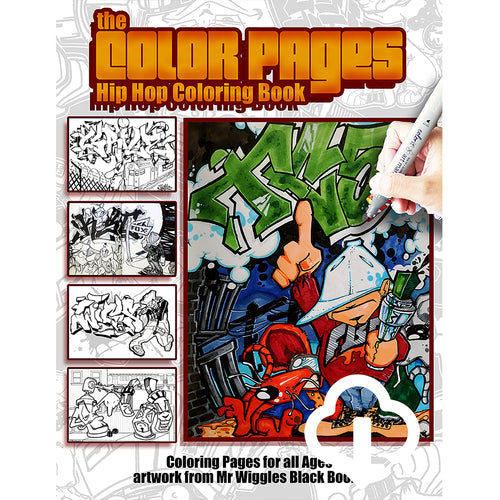 Hip Hop Digital Coloring Book
