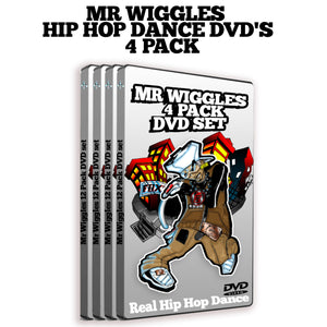 Mr Wiggles 4 Pack DVD set Hip Hop Dance Videos