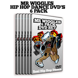 Mr Wiggles 6 Pack DVD set Hip Hop Dance Videos