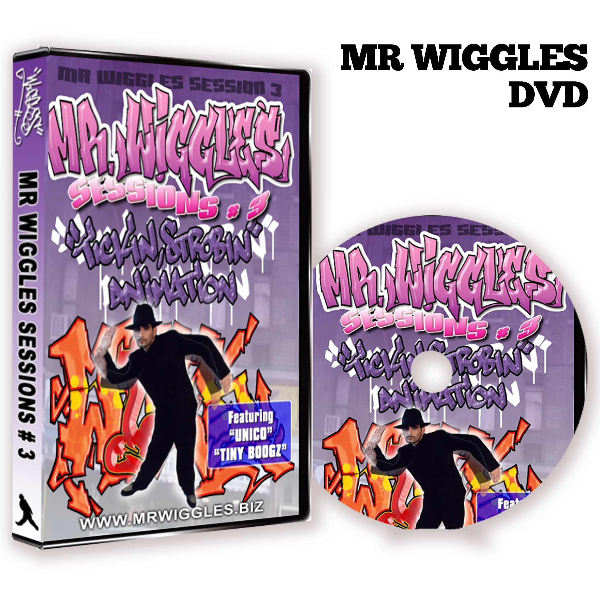 Mr Wiggles DVD Wiggles Session 3 Ticking & Animation – Wigz & Co.