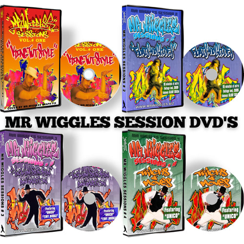 Mr Wiggles Session Pack DVD set Hip Hop Dance Videos
